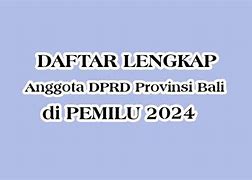 Dprd Bali Terpilih