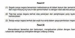 Pasal 27 Ayat 2 Uud 1945 Dan Hubungannya Dengan Sila Pancasila